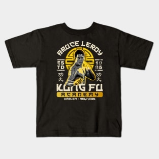 Bruce Leroy Kung Fu Academy 1985 Kids T-Shirt